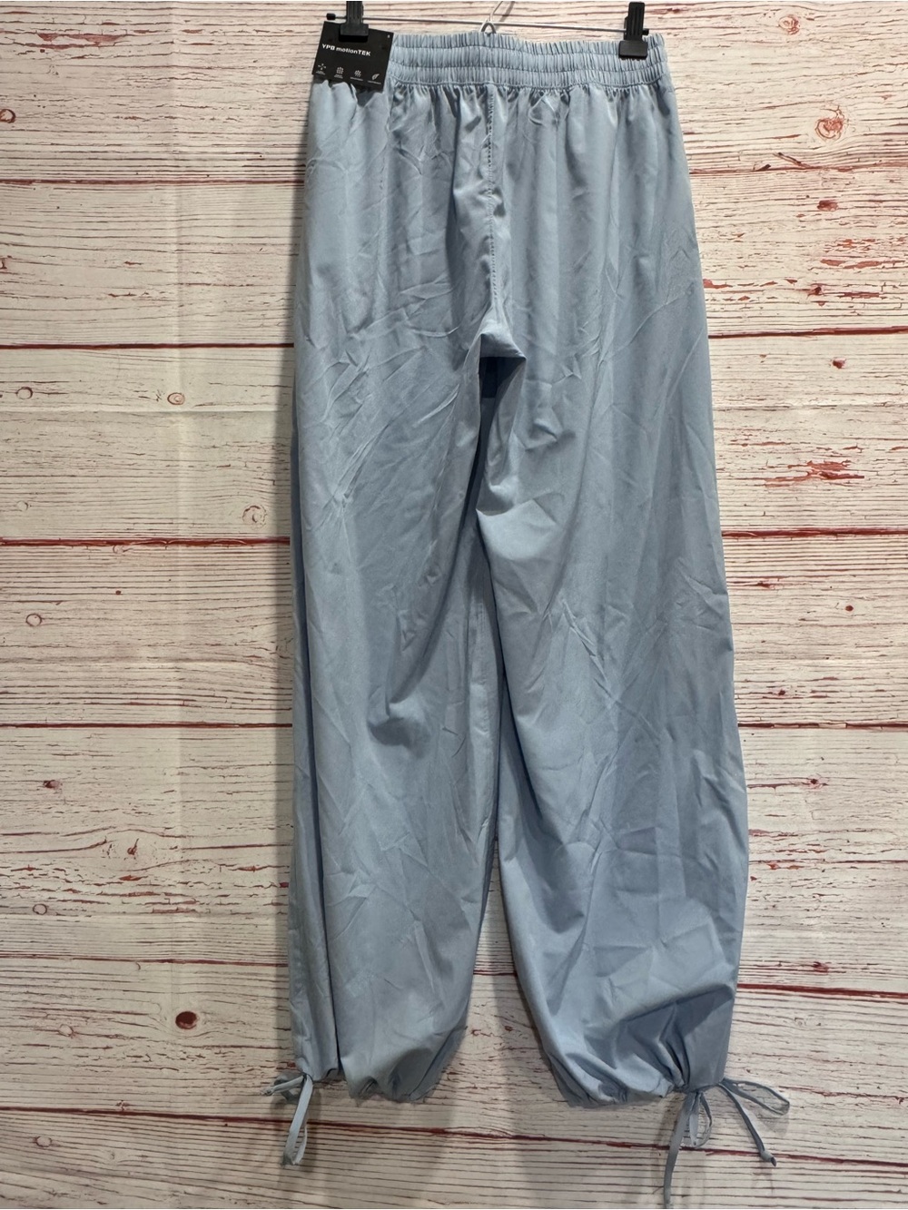 NWT Abercrombie Active YPB motionTEK Convertible Balloon Pant in Blue Grey Sz S - Picture 11 of 15